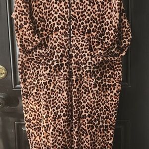 Kids Leopard Print Footed Onesie